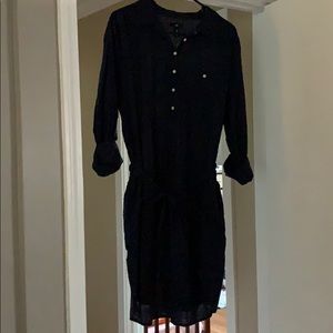Gap Navy Blue Shirt Dress.